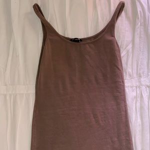 Mocha colored bodycon dress